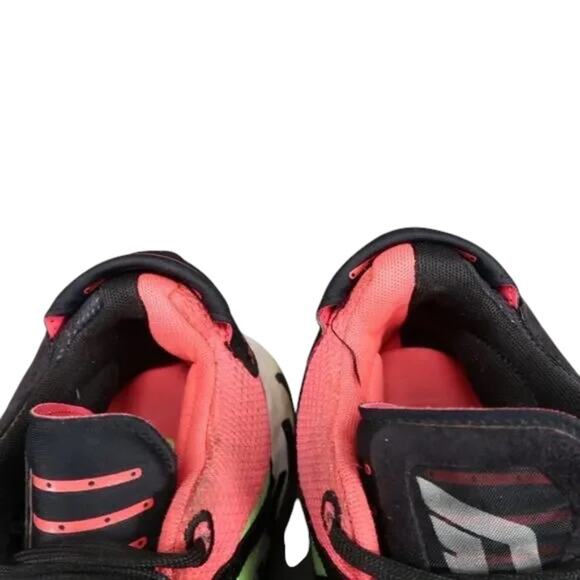 Adidas Shoes Mens 8 Athletic Trainers Dame 6 Basketball Sneakers Black Red Mid - Picture 7 of 12